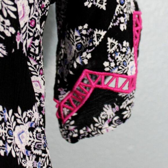 Art Class Kimono Beach Cover Up Girls Size L 10/12 - Picture 4 of 11